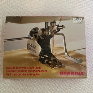 Bernini Walking Foot With Seam Guide #006 330 70 00 Original Package Switzerland